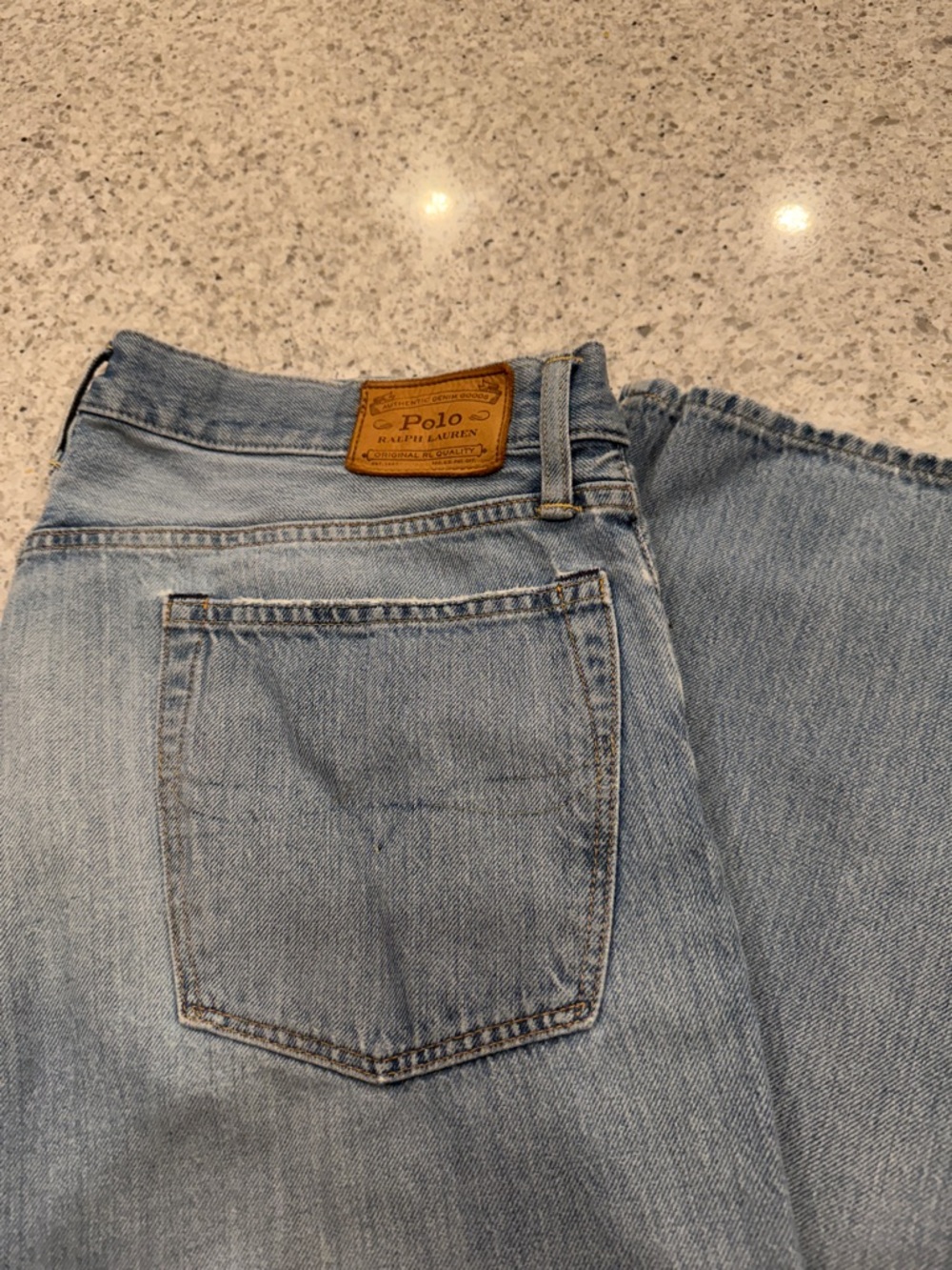 Polo by Ralph Lauren Men’s Light Wash Denim Jeans